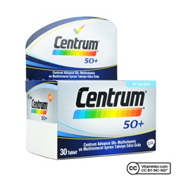 Centrum Advance 50+ Мультивитамины 30 таблеток