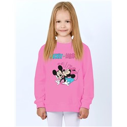 Свитшот детский KETMIN МИККИ И МИННИ LOVE цв.Розовый