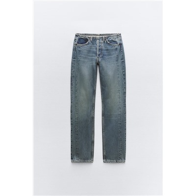JEANS TRF RECTOS TIRO MEDIO