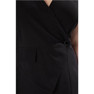 Black Cruve Clit Slit Midi Plaing Plaining Press Tbbss25ah00111111111111111111111111111111111