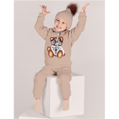 Детский костюм с начёсом KETMIN МИШКА TOY цв.Бежевый