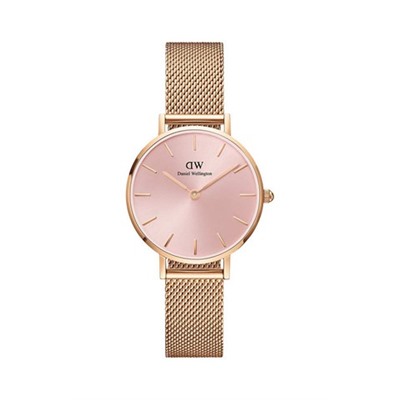 Reloj de acero Melrose - 28 mm - Rosa dorado y rosa