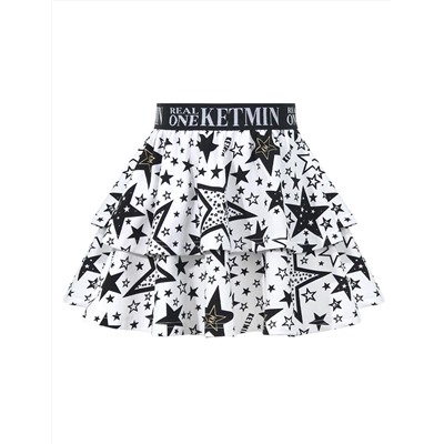 Детская юбка KETMIN VINTAGE цв.Star KM Белый
