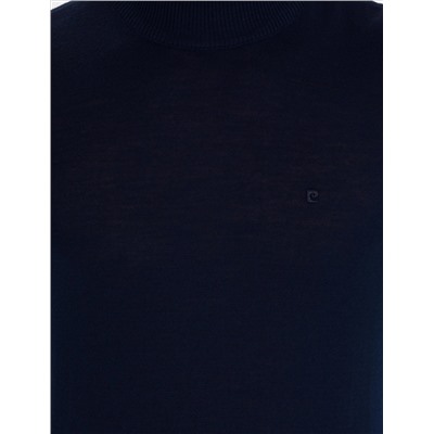 Navy Blue Slim Fit Half Fisherman воротнич