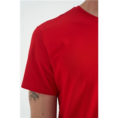 Мужская футболка Calvin Red Basic — 88245 A13ER-88245