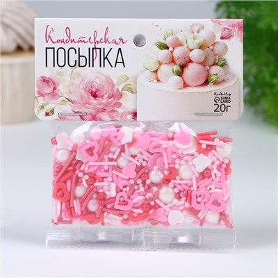 Кондитерская посыпка «Нежность», микс № 2, 20 г