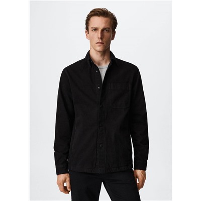 Sobrecamisa vaquera bolsillos -  Hombre | MANGO OUTLET España