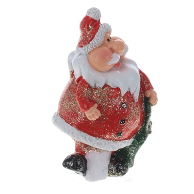 Фигурка декоративная "Санта", L5,5 W5 H9 см, 2в.