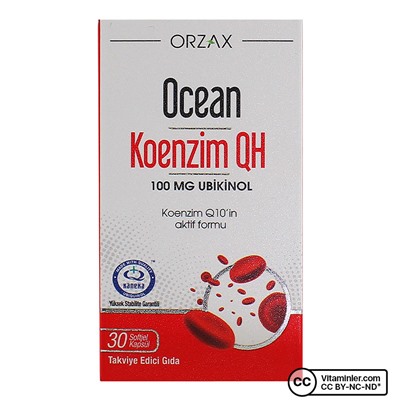 Ocean Coenzyme QH 100 мг убихинола 30 капсул