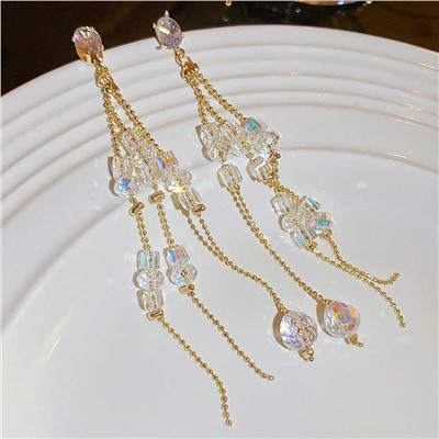 Серьги длинные на гвоздиках арт. 13 2470 (id 270849)