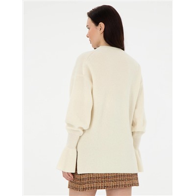 Ekru Regula Fit Sweater
