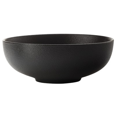 Салатник, 19х7 см, 1 л, фарфор P, черный, матовый, Caviar Black, 56543