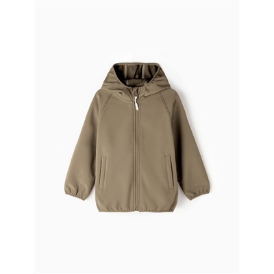 Ветровка демисезонная для девочек MINAKU из Softshell на флисе, непромокаемая, хинди, рост 110 см