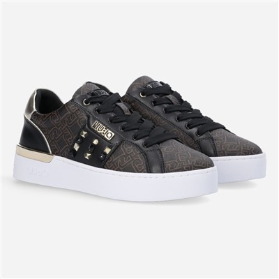 Sneakers - negro y plateado