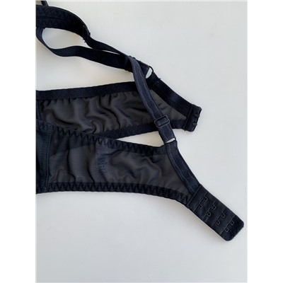 Бюстгальтер женский  LAGUNA AS Basics stripes 174 черный (F / черный 95)