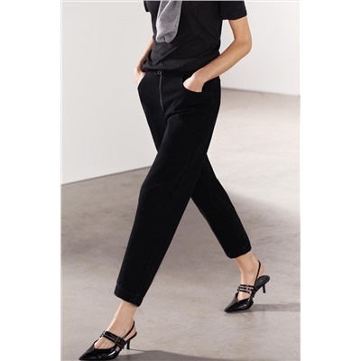 JEANS ZW COLLECTION CROPPED BARREL TIRO MEDIO