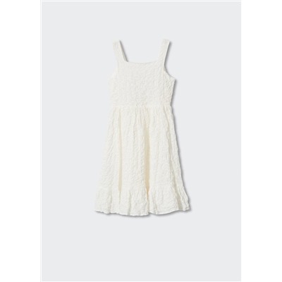 Vestido abertura espalda -  Niña | MANGO OUTLET España