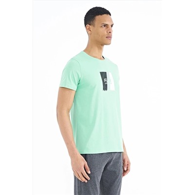 Мужская футболка Frank Water Green Standard Fit — 88219 A11ER-88219