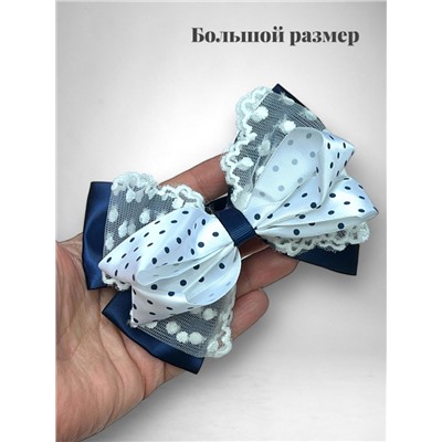 Бантик на эластичной резинке ажурный 1 шт Арт 208/7