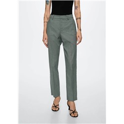 Pantalón recto traje -  Mujer | MANGO OUTLET España