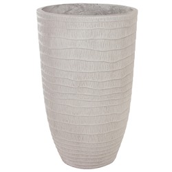 Кашпо Nobilis Marco "Waves grey Vase" (файберклэй), D45хH73 см