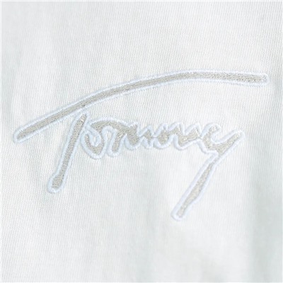 Повседневная хлопковая свободная прямая футболка TOMMY JEAN*S ОРИГИНАЛ!