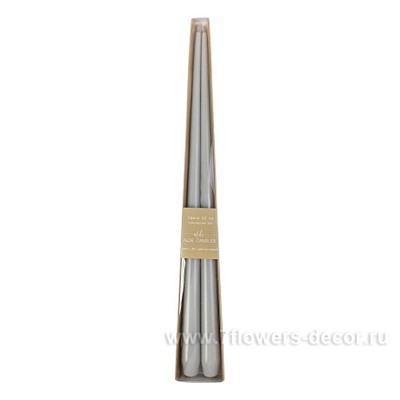 Набор свечей конических (воск), H35 см, 2шт