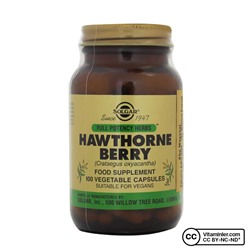 Solgar Hawthorne Berry 100 капсул