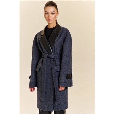DiLiaFashion 0920 серый, Тренч