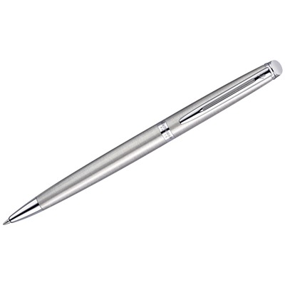 УЦЕНКА - Ручка шариковая Waterman "Hemisphere Stainless Steel PT" синяя, 1,0мм, подарочная упаковка