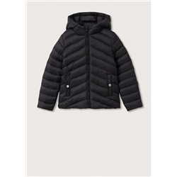 Anorak acolchado capucha -  Niña | MANGO OUTLET España
