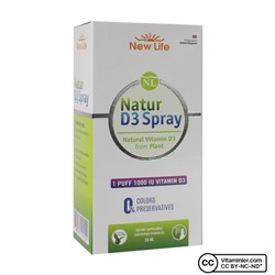 New Life Natur Spray D3 1000 МЕ 20 мл