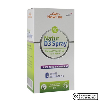 New Life Natur Spray D3 1000 МЕ 20 мл