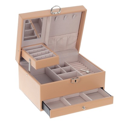 Шкатулка для украшений, L22,5 W17 H12 см