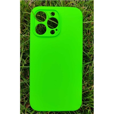 Чехол Silicone Cese на iPhone 12 Pro Max (Shiny Green) без логотипа