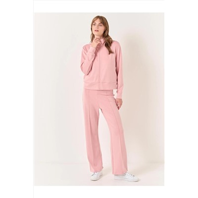 Брюки-джоггеры стандартного кроя с высокой талией Dusty Rose 23WJ010002