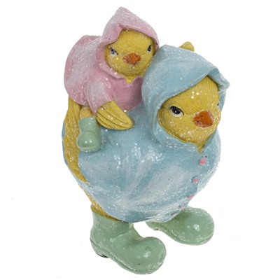 Фигурка декоративная "Курица с цыплёнком", L10,5 W8,5 H14 см