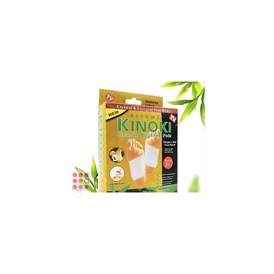 Детоксикационный пластырь Kinoki для ног 10 шт желтый