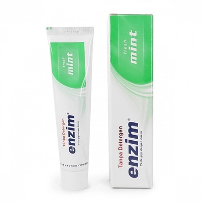 Зубная паста Enzim Fresh Mint свежая мята, 50 мл