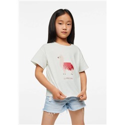 Camiseta estampado lentejuelas -  Niña | MANGO OUTLET España