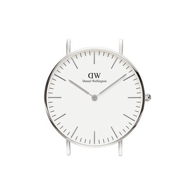 Reloj de cuarzo de poliéster Classic Rosewater - 36 mm - Rosa y plateado