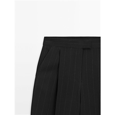 Pantalón traje raya diplomática pinzas