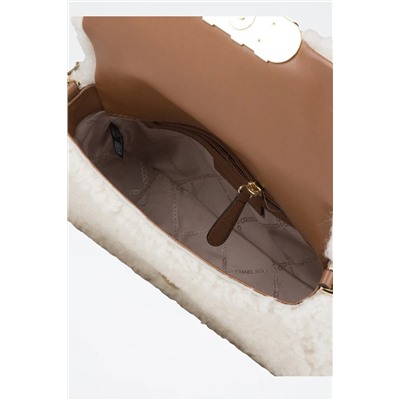 Bolso de piel de cordero - Blanco