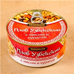 Плов узбекский «Праздничный» с мясом и курагой, 325 г, консервированный