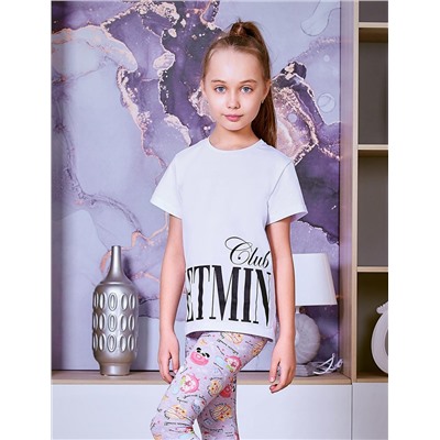 Футболка для девочки KETMIN CLUB цв.Белый