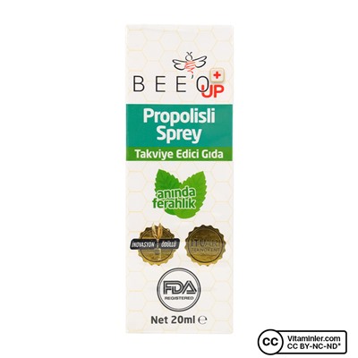 Bee'o UP ​​Спрей с прополисом 20 мл
