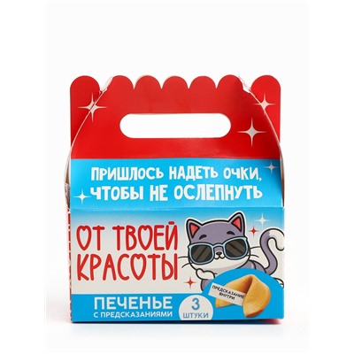 Печенье с предсказаниями «У меня нет слов», 18 г ( 3 шт. х 6 г).