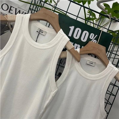 Базовая белая майка в рубчик Lim*e  🤍   Must Have на лето ☀️  Экспорт