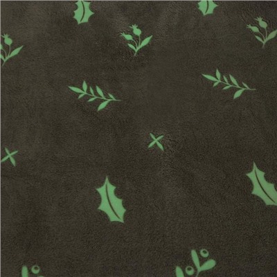 Плед светящийся в темноте "Этель" Twigs 150*200 см,100% п/э, корал-флис, 220 гр/м2
