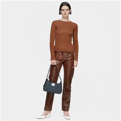 Bolso de hombro Lucia - gris oscuro